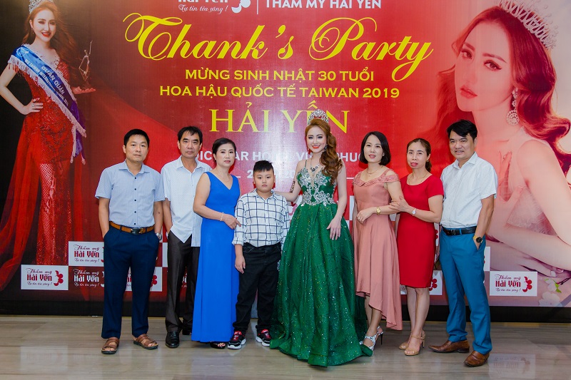 Vỡ òa cảm xúc trong đêm tiệc Thanks Party và đón tuổi mới của Hoa hậu Quốc tế Taiwan Hải Yến