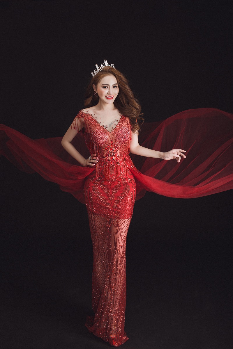 Hoa hậu quốc tế Taiwan Hải Yến đẹp lộng lẫy trong bộ ảnh mới sau khi đăng quang