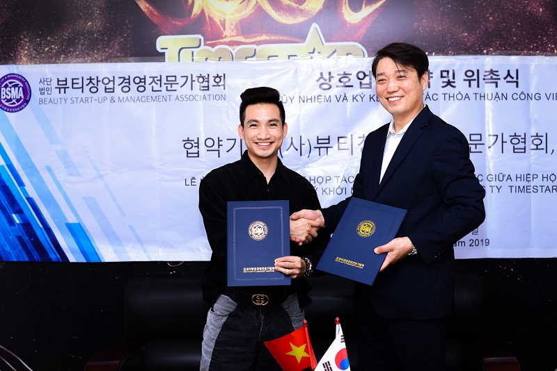 Đạo diễn Mr Snake – đại diện duy nhất tại Việt Nam kí kết hợp tác cùng Hiệp hội các chuyên gia quản lý khởi nghiệp làm đẹp Hàn Quốc