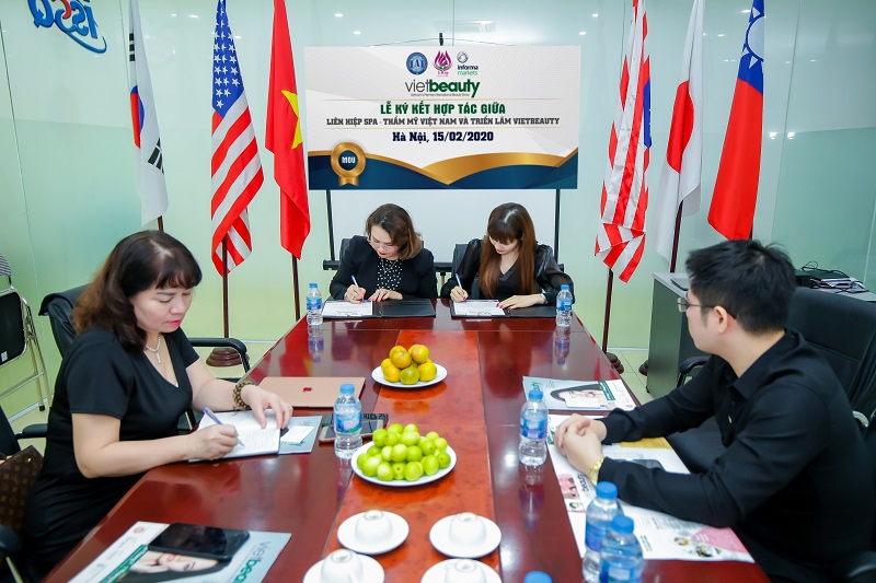 Liên hiệp Spa Thẩm mỹ Việt Nam kí kết hợp tác cùng Triển lãm VIETBEAUTY
