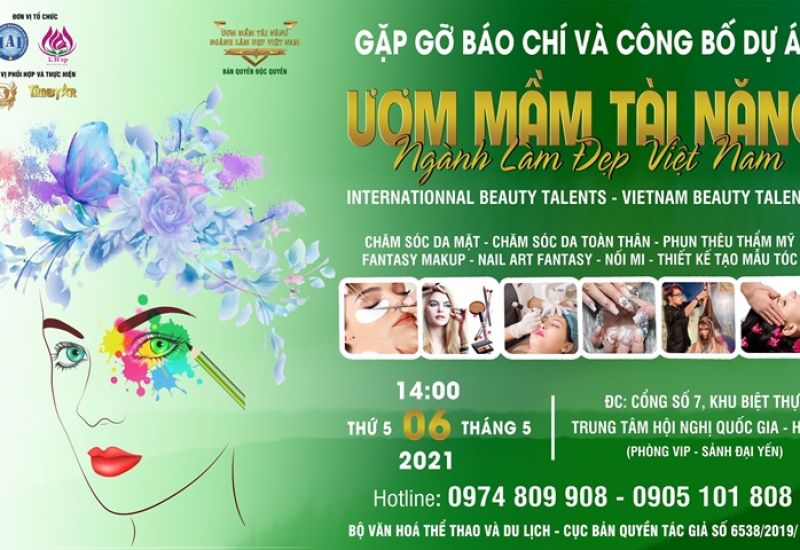 Chương trình ‘Ươm mầm tài năng ngành làm đẹp Việt Nam’ - Bệ phóng nâng tầm tài năng ngành làm đẹp 2021