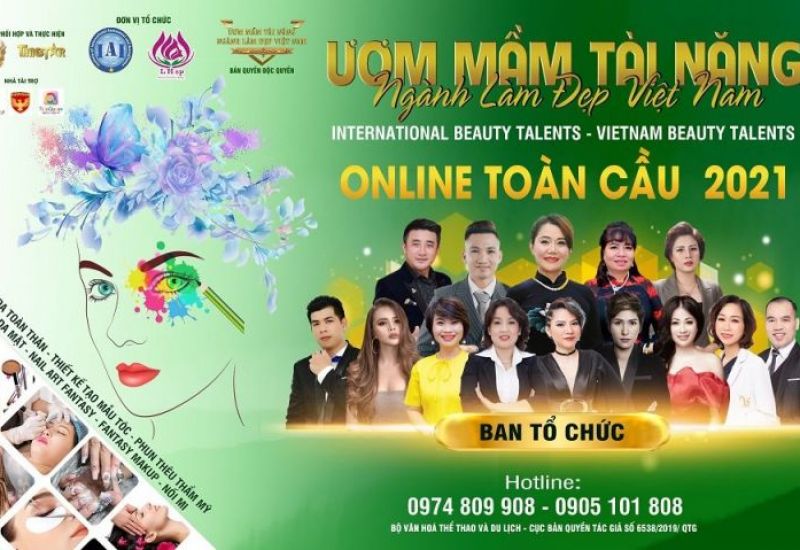 Chuỗi hoạt động trực tuyến cuộc thi Ươm mầm tài năng ngành làm đẹp Việt Nam